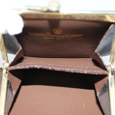 Pre-owned Gucci Gg Pattern Beige Canvas Wallet  () In Sand