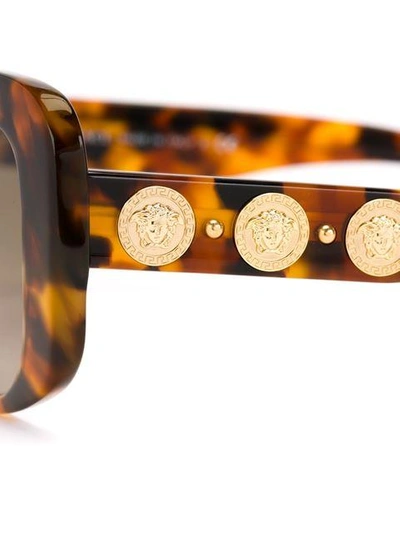 Shop Versace Square Frame Sunglasses