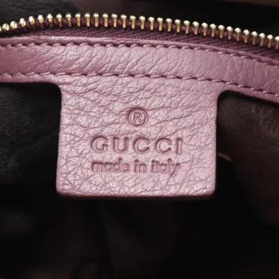 Pre-owned Gucci Purple Leather Shoulder Bag ()