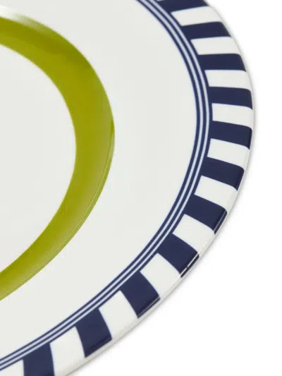 Polspotten Striped Edge Decorative Plates In Multi