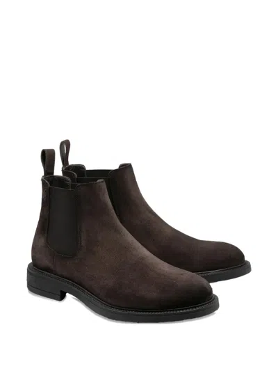Alexander Hotto Pull-tab Boots In Brown