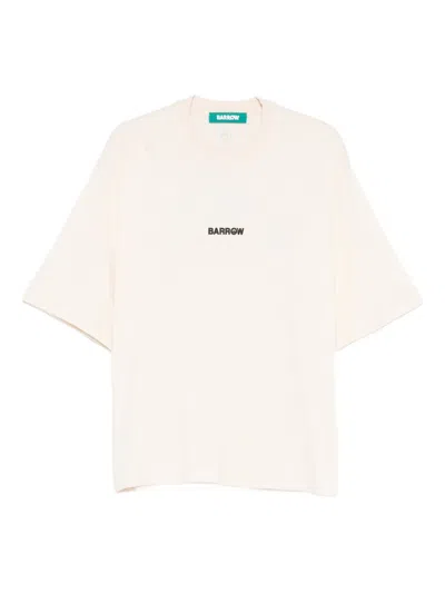 Barrow Logo-print T-shirt In Neutral