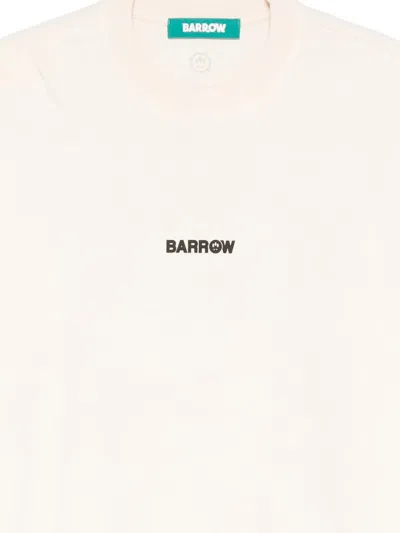 Barrow Logo-print T-shirt In Neutral