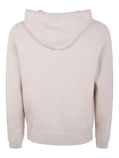 Mc2 Saint Barth Hooded Embroidered Hoodie In Gray