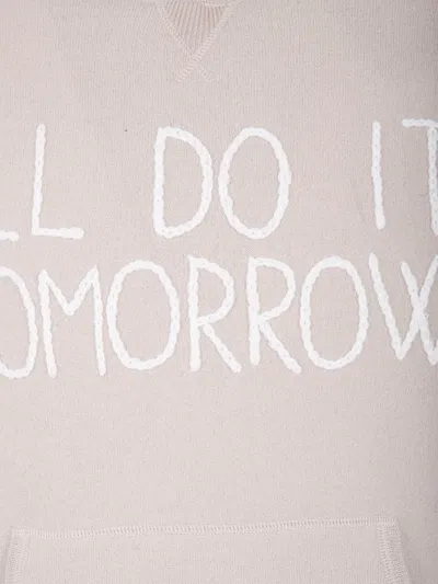 Mc2 Saint Barth Hooded Embroidered Hoodie In Gray