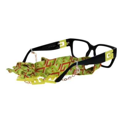 Guess Black Stainless Steel Glasses  (frames) In Black