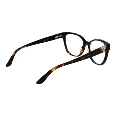 Guess Brown Acetate Glasses Women's (frames) In Brown