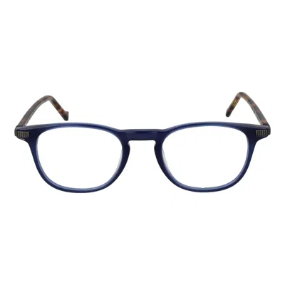 Hackett Blue Men Optical Frames In Blue
