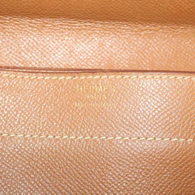 Pre-owned Hermes Hermès -- Brown Leather Briefcase Bag ()