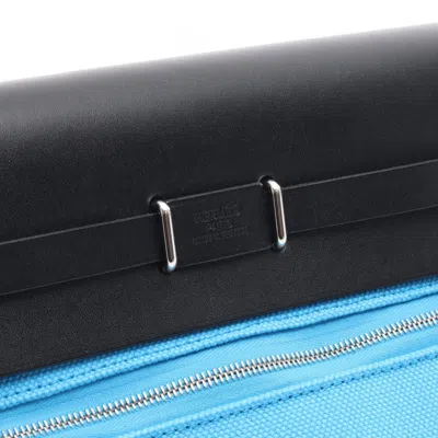 Pre-owned Hermes Black Blue Leather Shoulder Bag () In Multi