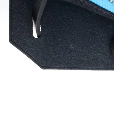 Pre-owned Hermes Black Blue Leather Shoulder Bag () In Multi