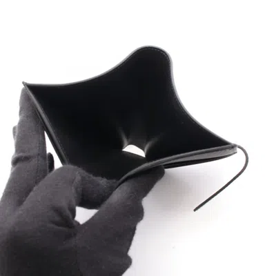 Pre-owned Hermes Black Epsom Leather Wallet (bi-fold) ()