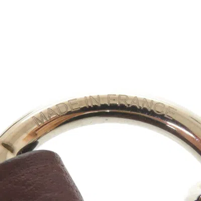 Pre-owned Hermes Brown Canvas Leather Necklace ()