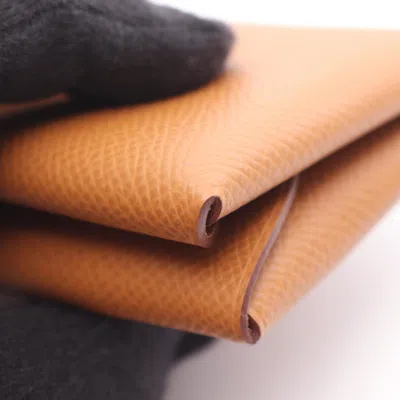 Pre-owned Hermes Brown Epsom Leather Coin Purse/coin Case ()