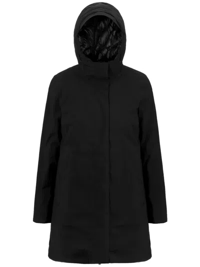 K-way Mathiel Bonded Padded Clothing In Black