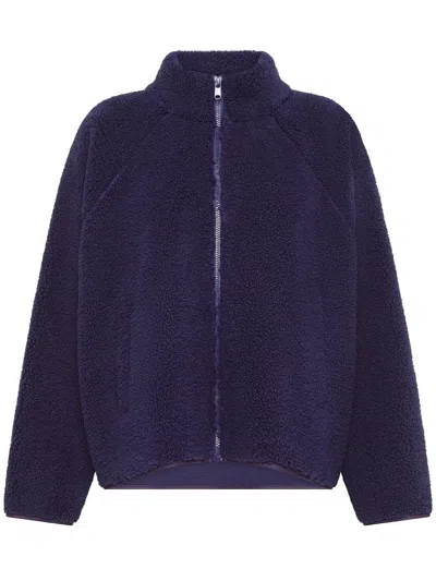 Deha Zip-up Performance Top In Blue