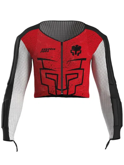 Energia Pura Printed Racing Shirt In Red