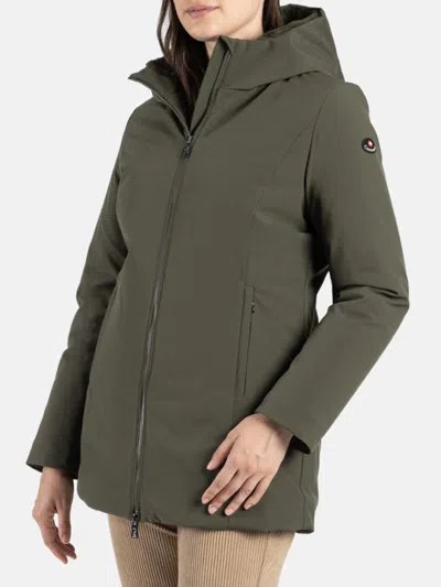 Canadiens Kate Hooded Coat In Green