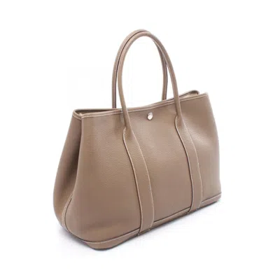 Pre-owned Hermes Brown Negonda Leather Tote Bag ()