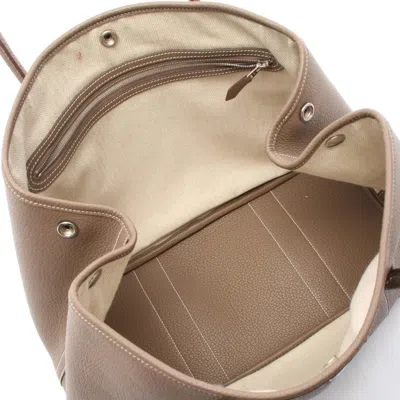 Pre-owned Hermes Brown Negonda Leather Tote Bag ()