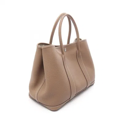 Pre-owned Hermes Brown Negonda Leather Leather Tote Bag ()