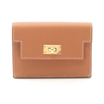 Pre-owned Hermes Brown Wallet (bi-fold) ()