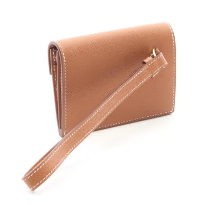 Pre-owned Hermes Brown Wallet (bi-fold) ()