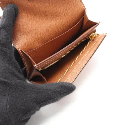 Pre-owned Hermes Brown Wallet (bi-fold) ()