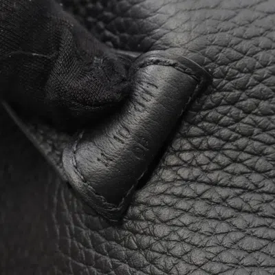 Pre-owned Hermes Evelyne Black Leather Shoulder Bag ()