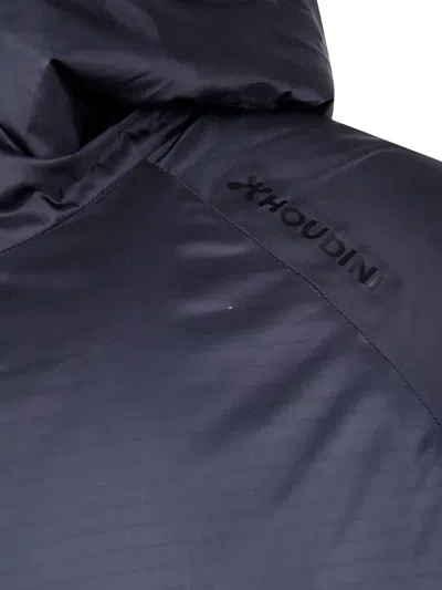 Houdini Sportswear Hoood Zip Windbreakers Jacket In Blue