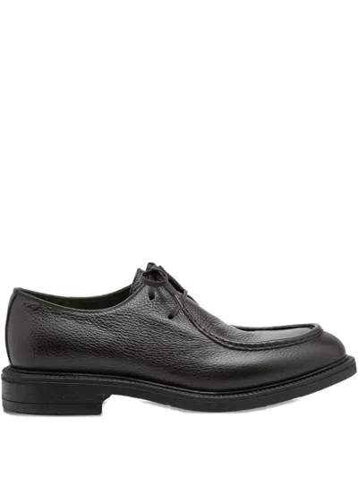 Alexander Hotto Flat Lace-up Shoes In Black