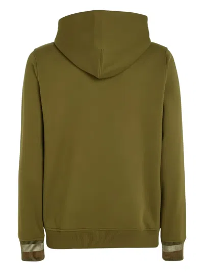 Tommy Hilfiger Embroidered-logo Hoodie In Green