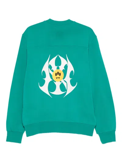 Barrow Logo-print Sweatshirt In Green