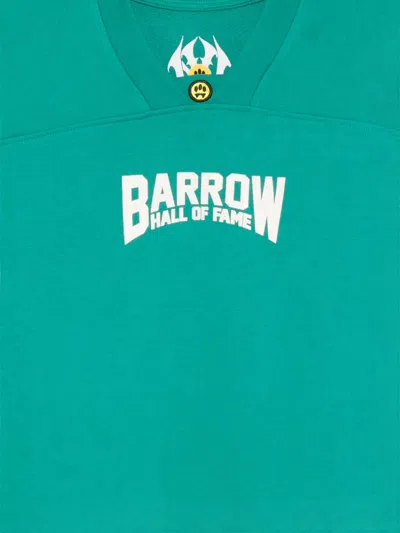 Barrow Logo-print Sweatshirt In Green