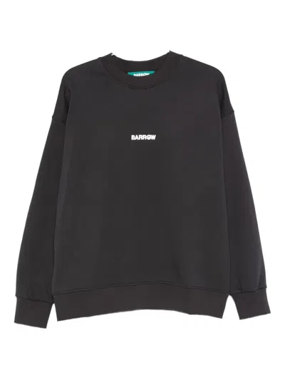 Barrow Logo-print Sweatshirt In Gray