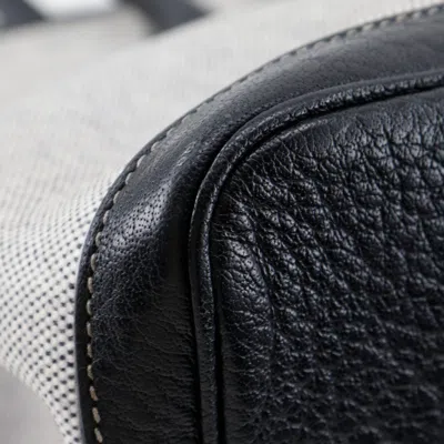 Pre-owned Hermes Gray Toile H Tote Bag ()