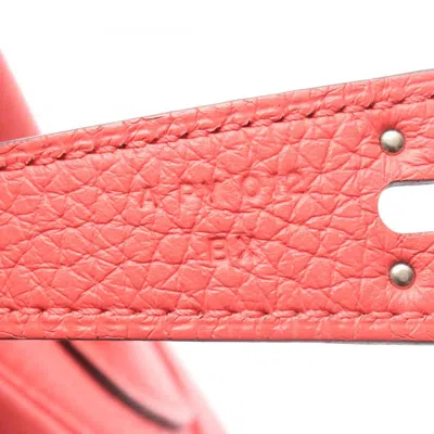 Pre-owned Hermes Lindy Pink Taurillon Clemence Leather Shoulder Bag ()