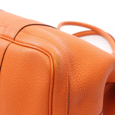 Pre-owned Hermes Orange Negonda Leather Tote Bag ()