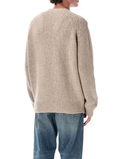 Apc A.p.c. A.p.c. Harris Crewneck Wool Jumper In Brown