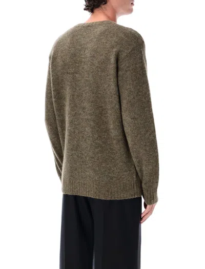 Apc A.p.c. A.p.c. Lucas Alpaca Blend Crew Neck Sweater In Brown