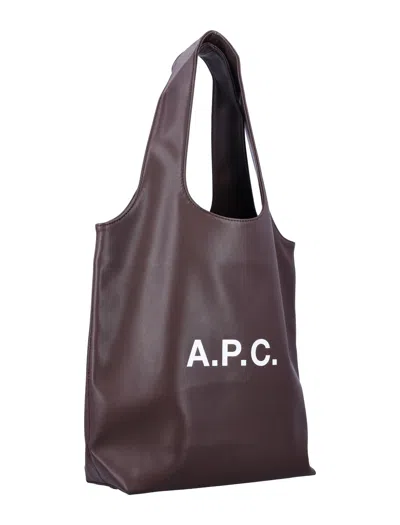 Apc A.p.c. Ninon Small Tote Bag In Purple