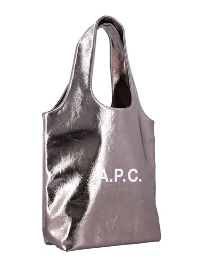 Apc A.p.c. Ninon Small Tote Bag In Purple