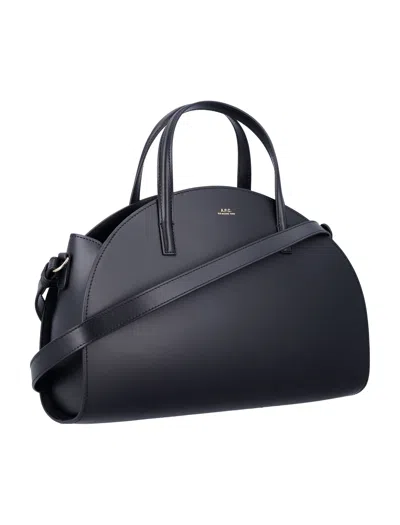 Apc A.p.c. Curved Silhouette Tote Bag In Black