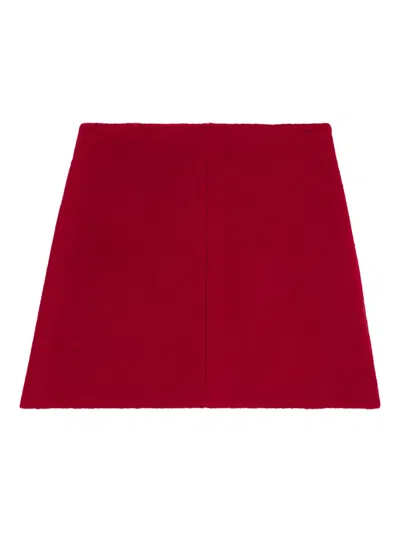 Hugo Boss A-line Skirt In Red