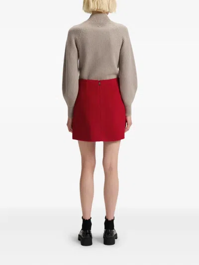 Hugo Boss A-line Skirt In Red