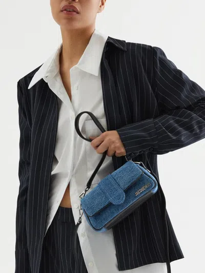 Jacquemus Le Bambimou Denim Bag In Blue