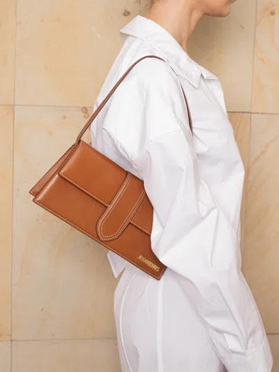 Jacquemus Le Bambino Long Shoulder Bag In Pink