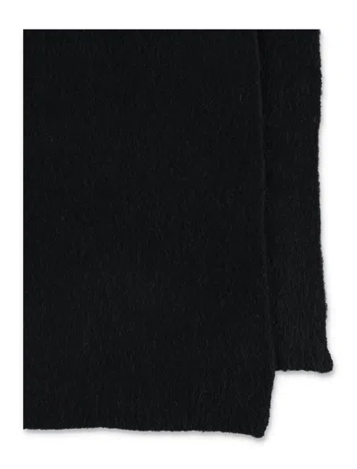 American Vintage East Wool-blend Scarf In Black