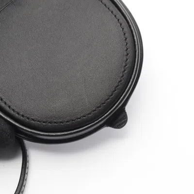 Pre-owned Loewe Black Leather Coin Purse/coin Case ()