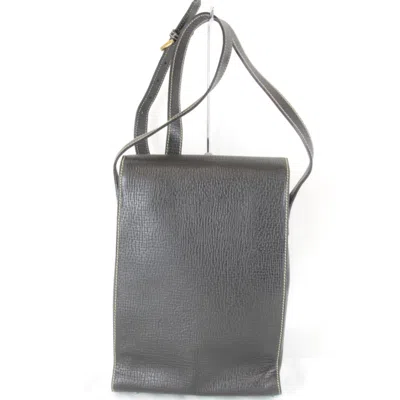 Pre-owned Loewe Black Leather Shoulder Bag ()